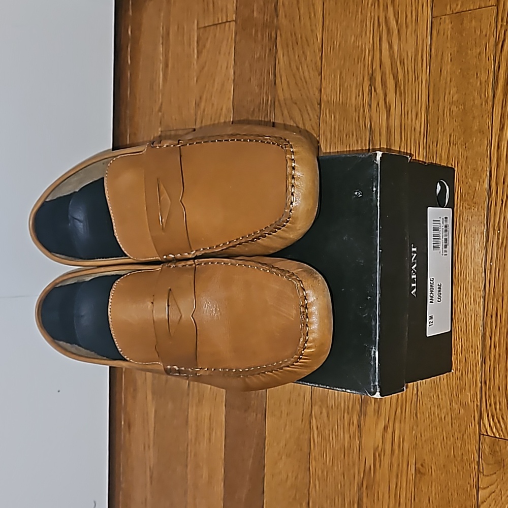 Men's Alfani ANCHORCG Cognac Loafers Size 12